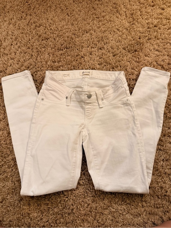 Madewell Denim - Madewell White Maternity Skinny Jeans